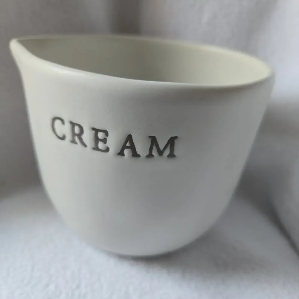 Hearth and & Hand Magnolia Stoneware Cream Cellar Creamer